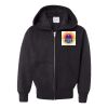 EcoSmart® Youth Full-Zip Hooded Sweatshirt Thumbnail