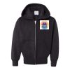EcoSmart® Youth Full-Zip Hooded Sweatshirt Thumbnail