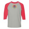 Heavy Cotton™ Raglan Three-Quarter Sleeve T-Shirt Thumbnail
