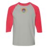 Heavy Cotton™ Raglan Three-Quarter Sleeve T-Shirt Thumbnail