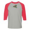 Heavy Cotton™ Raglan Three-Quarter Sleeve T-Shirt Thumbnail