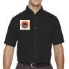 Men's Tall Optimum Short Sleeve Twill Dress Shirt Thumbnail