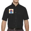 Men's Tall Optimum Short Sleeve Twill Dress Shirt Thumbnail