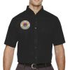 Men's Tall Optimum Short Sleeve Twill Dress Shirt Thumbnail