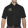 Men's Tall Optimum Short Sleeve Twill Dress Shirt Thumbnail