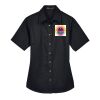 Women's Easy Blend™ Short Sleeve Twill Dress Shirt with Stain-Release Thumbnail